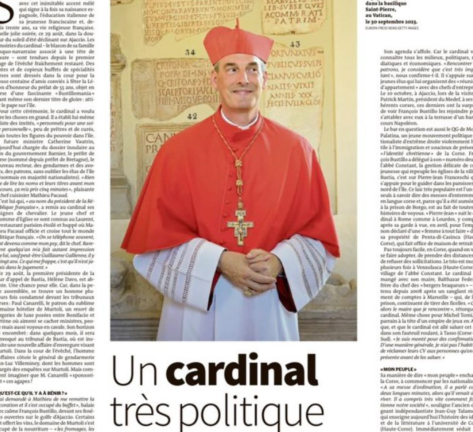 "Un cardinal très politique" ...